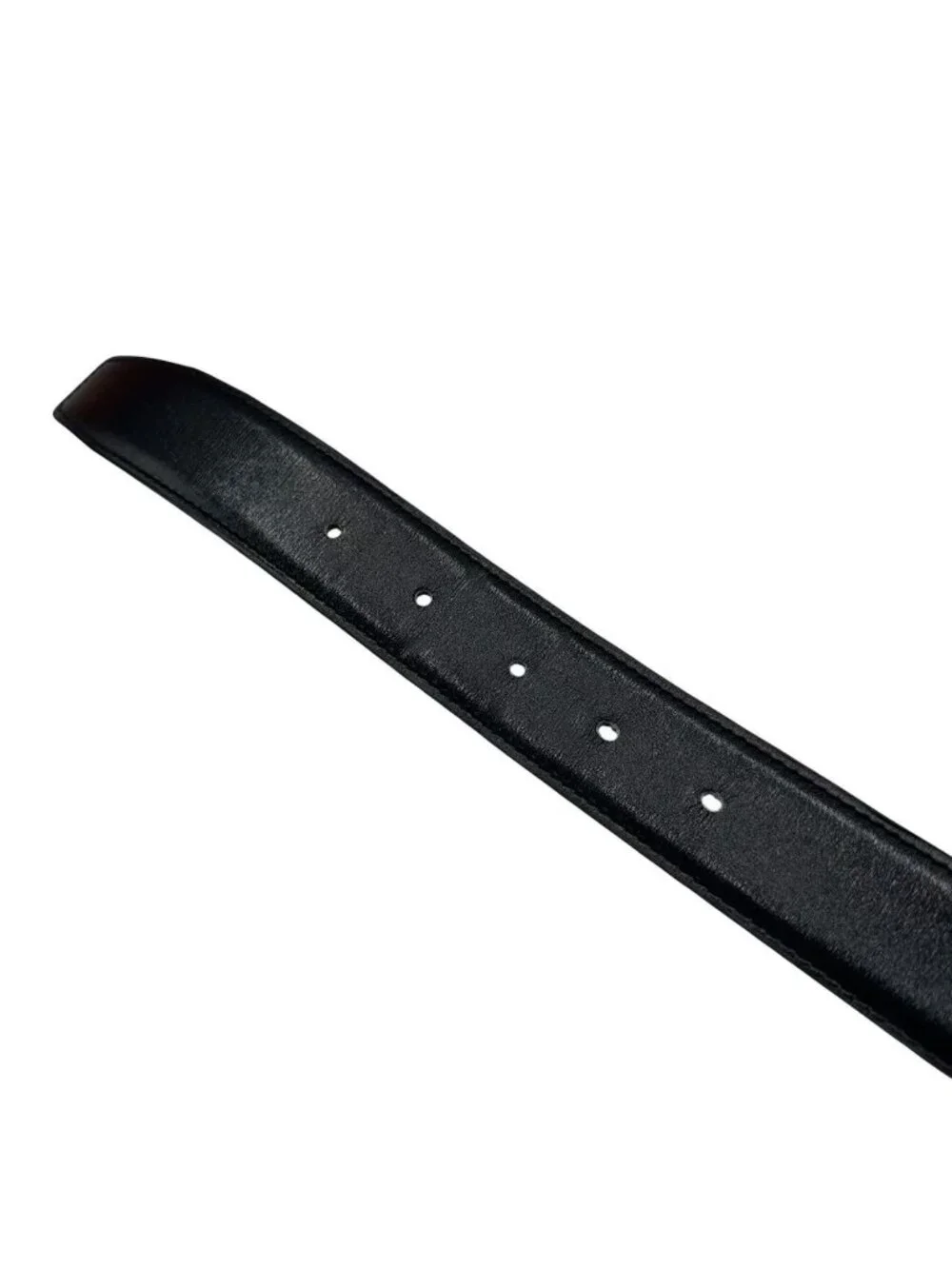 Hermes Belt Leather Reversible Logo Black